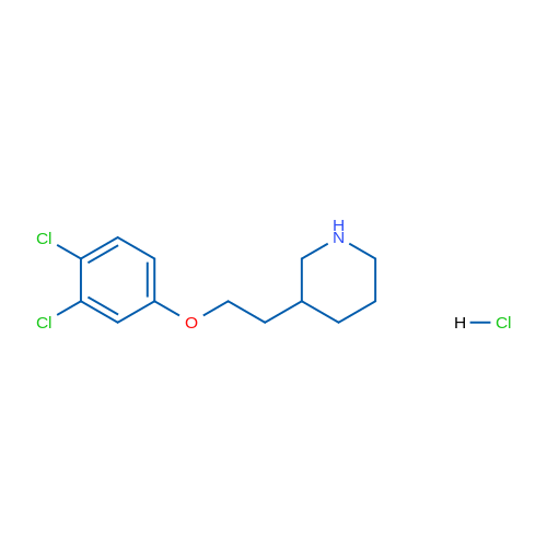 3-(2-(3,4-Dichlorophenoxy)ethyl)piperidine hydrochloride 5g