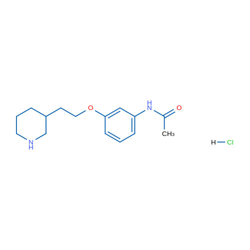 N-(3-(2-(Piperidin-3-yl)ethoxy)phenyl)acetamide hydrochloride 5g
