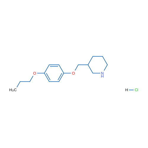3-((4-Propoxyphenoxy)methyl)piperidine hydrochloride 5g