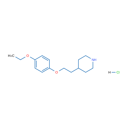 4-(2-(4-Ethoxyphenoxy)ethyl)piperidine hydrochloride 1g