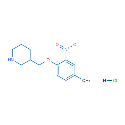 3-((4-Methyl-2-nitrophenoxy)methyl)piperidine hydrochloride 5g