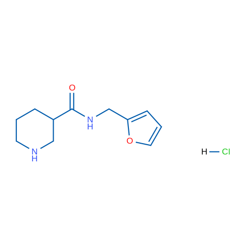 N-(Furan-2-ylmethyl)piperidine-3-carboxamide hydrochloride 5g