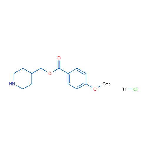 Piperidin-4-ylmethyl 4-methoxybenzoate hydrochloride 5g