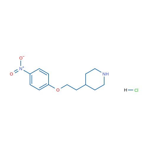 4-(2-(4-Nitrophenoxy)ethyl)piperidine hydrochloride 5g