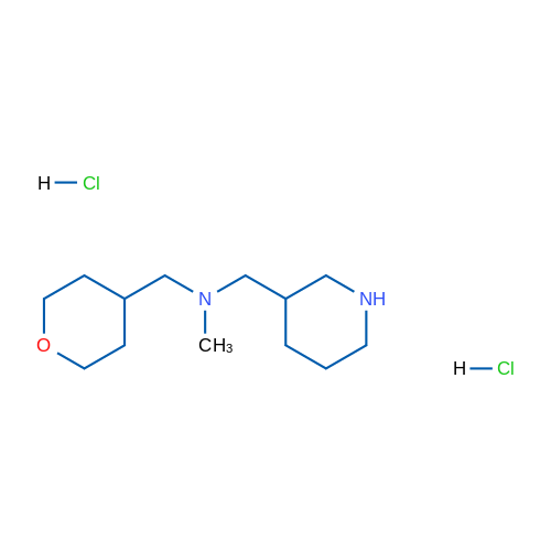 N-Methyl-1-(piperidin-3-yl)-N-((tetrahydro-2H-pyran-4-yl)methyl)methanamine dihydrochloride 1g