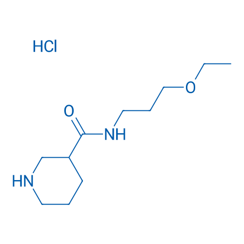 N-(3-Ethoxypropyl)piperidine-3-carboxamide hydrochloride 1g