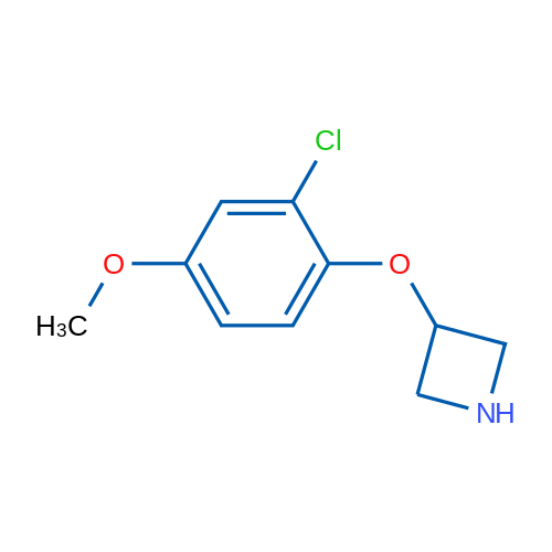 3-(2-Chloro-4-methoxyphenoxy)azetidine 5g