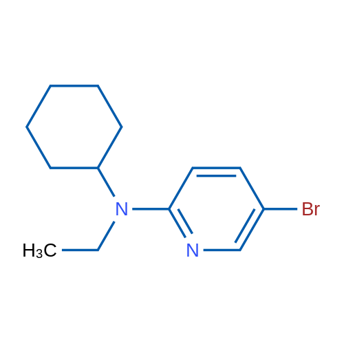 5-Bromo-N-cyclohexyl-N-ethylpyridin-2-amine 5g