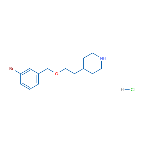 4-(2-((3-Bromobenzyl)oxy)ethyl)piperidine hydrochloride 1g