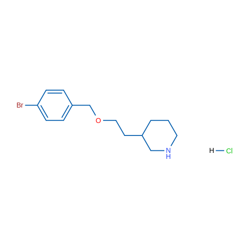 3-(2-((4-Bromobenzyl)oxy)ethyl)piperidine hydrochloride 5g