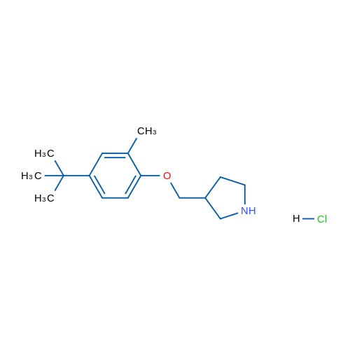 3-((4-(tert-Butyl)-2-methylphenoxy)methyl)pyrrolidine hydrochloride 5g
