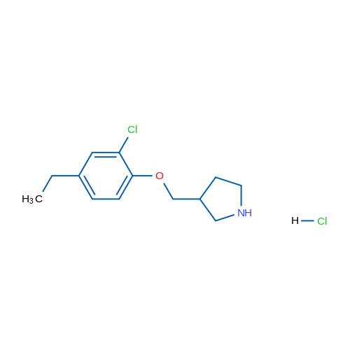 3-((2-Chloro-4-ethylphenoxy)methyl)pyrrolidine hydrochloride 1g