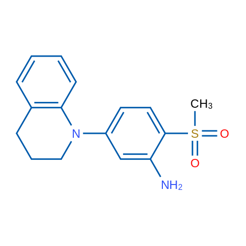 5-(3,4-Dihydroquinolin-1(2H)-yl)-2-(methylsulfonyl)aniline 5g