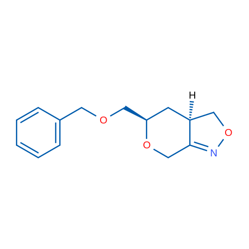 (3AR,5R)-5-((benzyloxy)methyl)-3a,4,5,7-tetrahydro-3H-pyrano[3,4-c]isoxazole 1g