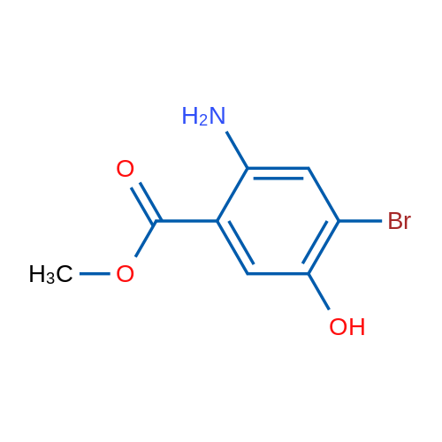 Methyl 2-amino-4-bromo-5-hydroxybenzoate 250mg