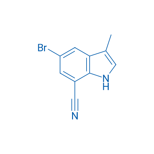 5-Bromo-3-methyl-1H-indole-7-carbonitrile 1g