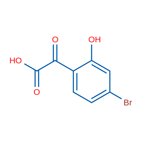 2-(4-Bromo-2-hydroxyphenyl)-2-oxoacetic acid 100mg