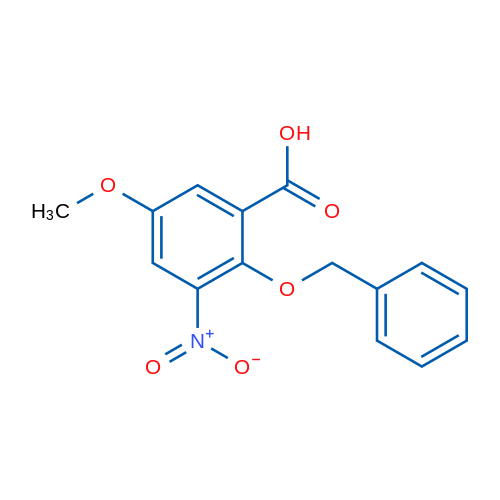 2-(Benzyloxy)-5-methoxy-3-nitrobenzoic acid 1g
