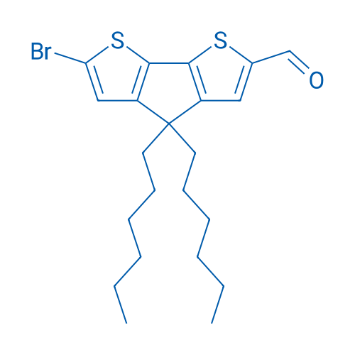 6-Bromo-4,4-dihexyl-4H-cyclopenta[2,1-b:3,4-b']dithiophene-2-carbaldehyde 250mg