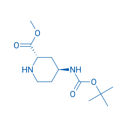 Methyl (2S,4S)-4-((tert-butoxycarbonyl)amino)piperidine-2-carboxylate 100mg