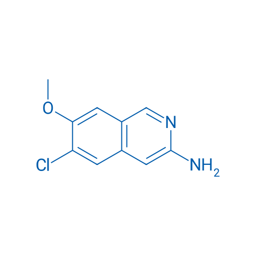 6-Chloro-7-methoxyisoquinolin-3-amine 250mg