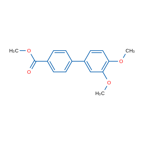 Methyl 4-(3,4-dimethoxyphenyl)benzoate 1g