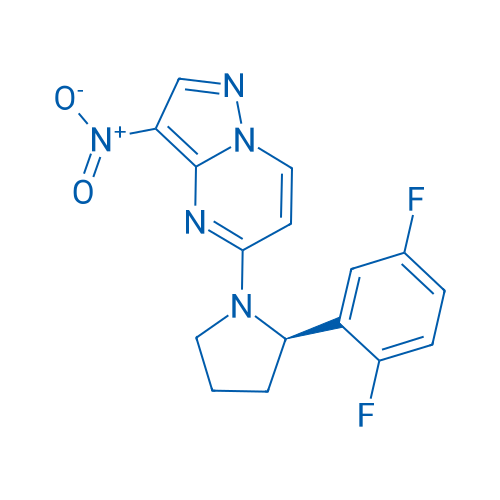 (R)-5-(2-(2,5-Difluorophenyl)pyrrolidin-1-yl)-3-nitropyrazolo[1,5-a]pyrimidine 1g