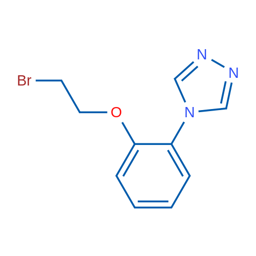 4-(2-(2-Bromoethoxy)phenyl)-4H-1,2,4-triazole 1g
