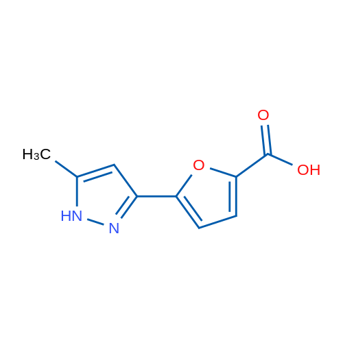 5-(5-Methyl-1H-pyrazol-3-yl)furan-2-carboxylic acid 10g