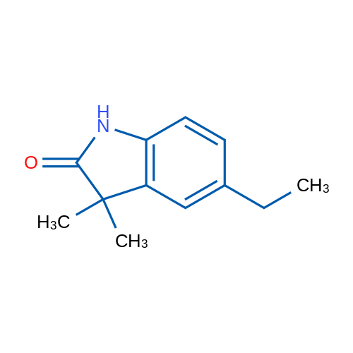 5-Ethyl-3,3-dimethyl-2,3-dihydro-1h-indol-2-one 1g