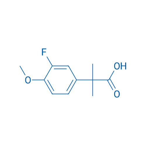 2-(3-Fluoro-4-methoxyphenyl)-2-methylpropanoic acid 250mg
