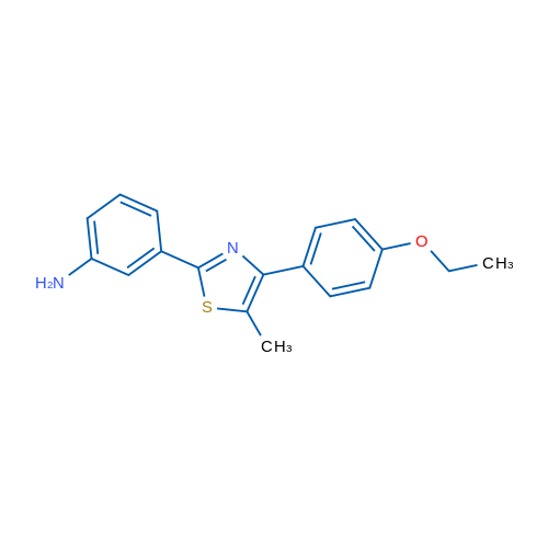 3-(4-(4-Ethoxyphenyl)-5-methylthiazol-2-yl)aniline 5g