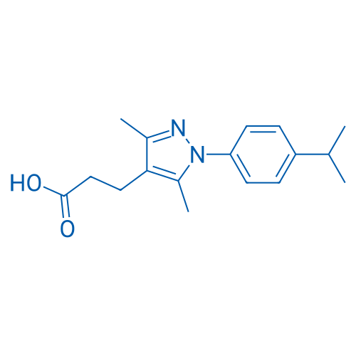 3-(1-(4-Isopropylphenyl)-3,5-dimethyl-1H-pyrazol-4-yl)propanoic acid 1g