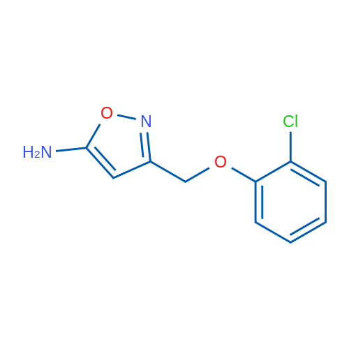 3-((2-Chlorophenoxy)methyl)isoxazol-5-amine 1g