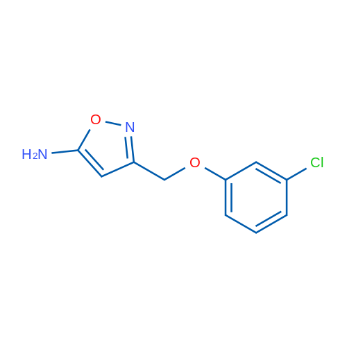 3-((3-Chlorophenoxy)methyl)isoxazol-5-amine 1g