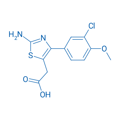 2-(2-Amino-4-(3-chloro-4-methoxyphenyl)thiazol-5-yl)acetic acid 1g