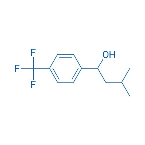 3-Methyl-1-(4-(trifluoromethyl)phenyl)butan-1-ol 1g