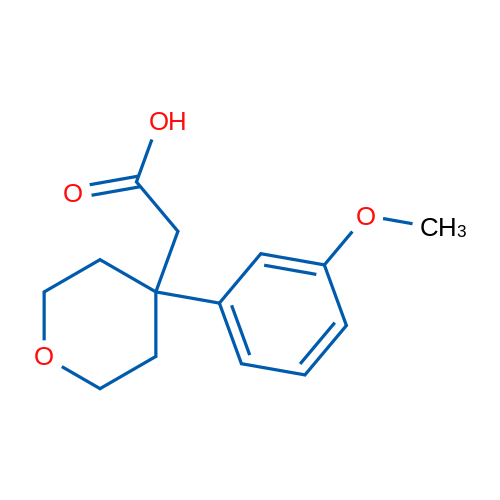 2-(4-(3-Methoxyphenyl)tetrahydro-2H-pyran-4-yl)acetic acid 1g
