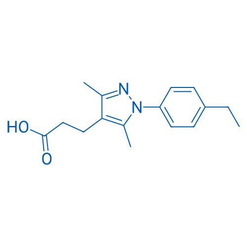 3-(1-(4-Ethylphenyl)-3,5-dimethyl-1H-pyrazol-4-yl)propanoic acid 1g