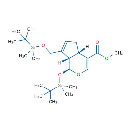 (1S,4AS,7aS)-methyl 1-((tert-butyldimethylsilyl)oxy)-7-(((tert-butyldimethylsilyl)oxy)methyl)-1,4a,5,7a-tetrahydrocyclopenta[c]pyran-4-carboxylate 1g