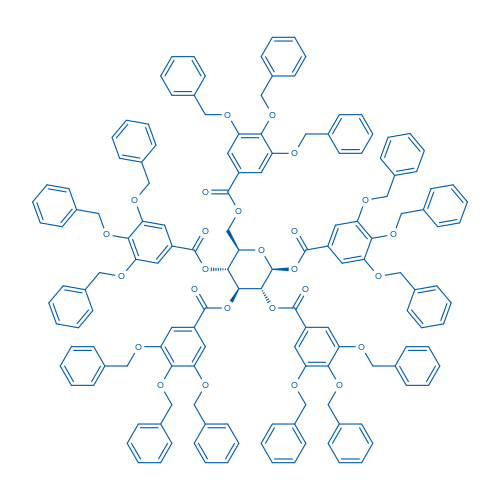 (2S,3R,4S,5R,6R)-6-(((3,4,5-Tris(benzyloxy)benzoyl)oxy)methyl)tetrahydro-2H-pyran-2,3,4,5-tetrayl tetrakis(3,4,5-tris(benzyloxy)benzoate) 5mg