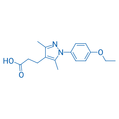 3-(1-(4-Ethoxyphenyl)-3,5-dimethyl-1H-pyrazol-4-yl)propanoic acid 1g
