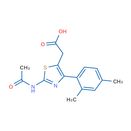2-(2-Acetamido-4-(2,4-dimethylphenyl)thiazol-5-yl)acetic acid 1g