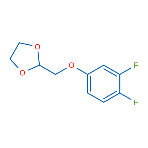 2-((3,4-Difluorophenoxy)methyl)-1,3-dioxolane 1g
