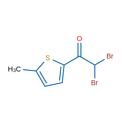 2,2-Dibromo-1-(5-methylthiophen-2-yl)ethanone 1g