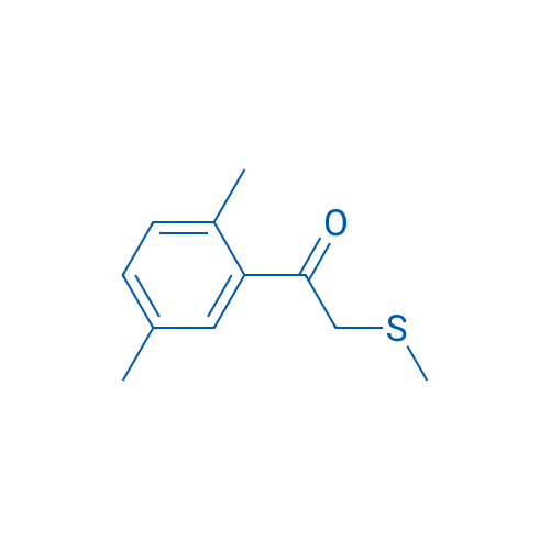 1-(2,5-Dimethylphenyl)-2-(methylsulfanyl)ethan-1-one 5g