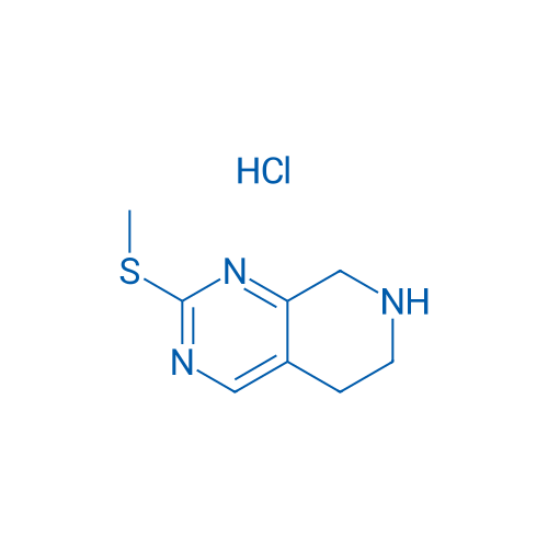 2-(Methylthio)-5,6,7,8-tetrahydropyrido[3,4-d]pyrimidine hydrochloride 250mg
