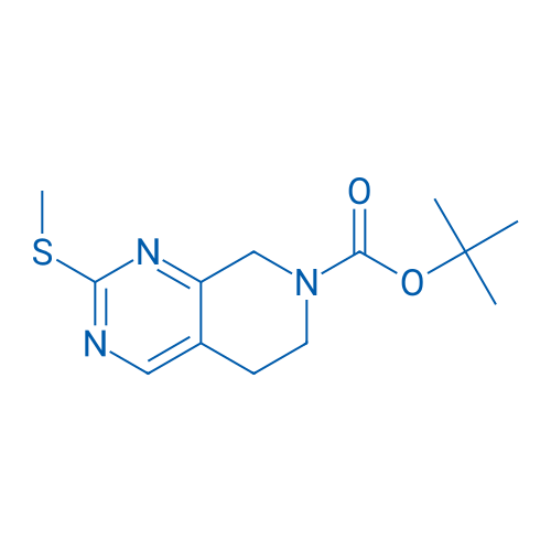 tert-Butyl 2-(methylthio)-5,6-dihydropyrido[3,4-d]pyrimidine-7(8H)-carboxylate 250mg
