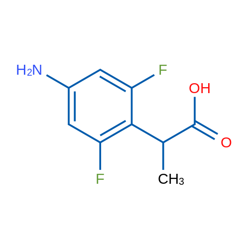 2-(4-Amino-2,6-difluorophenyl)propanoic acid 250mg