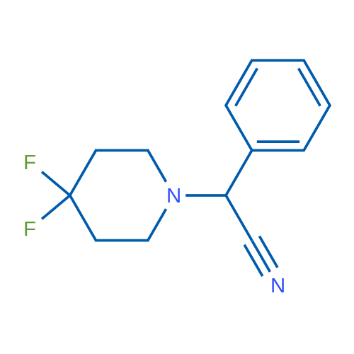 2-(4,4-Difluoropiperidin-1-yl)-2-phenylacetonitrile 1g